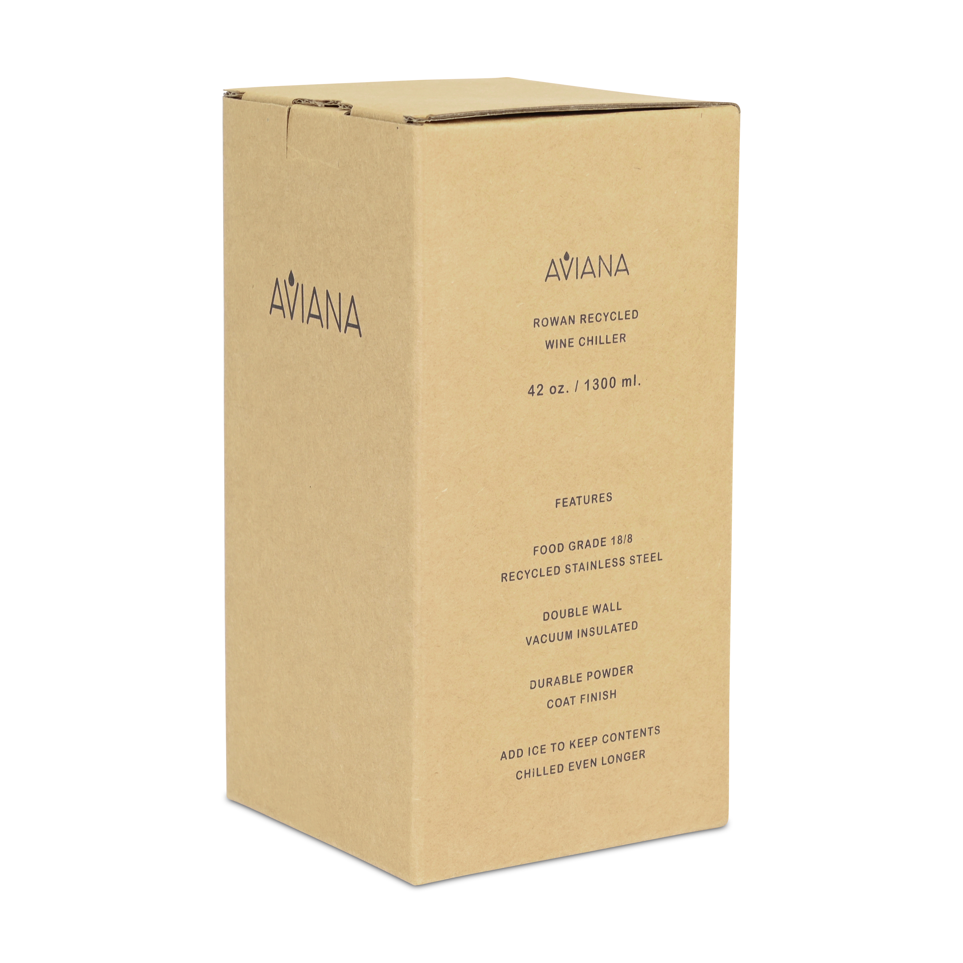 Aviana™ Rowan Recycled Stainless Steel Wine Chiller 13
