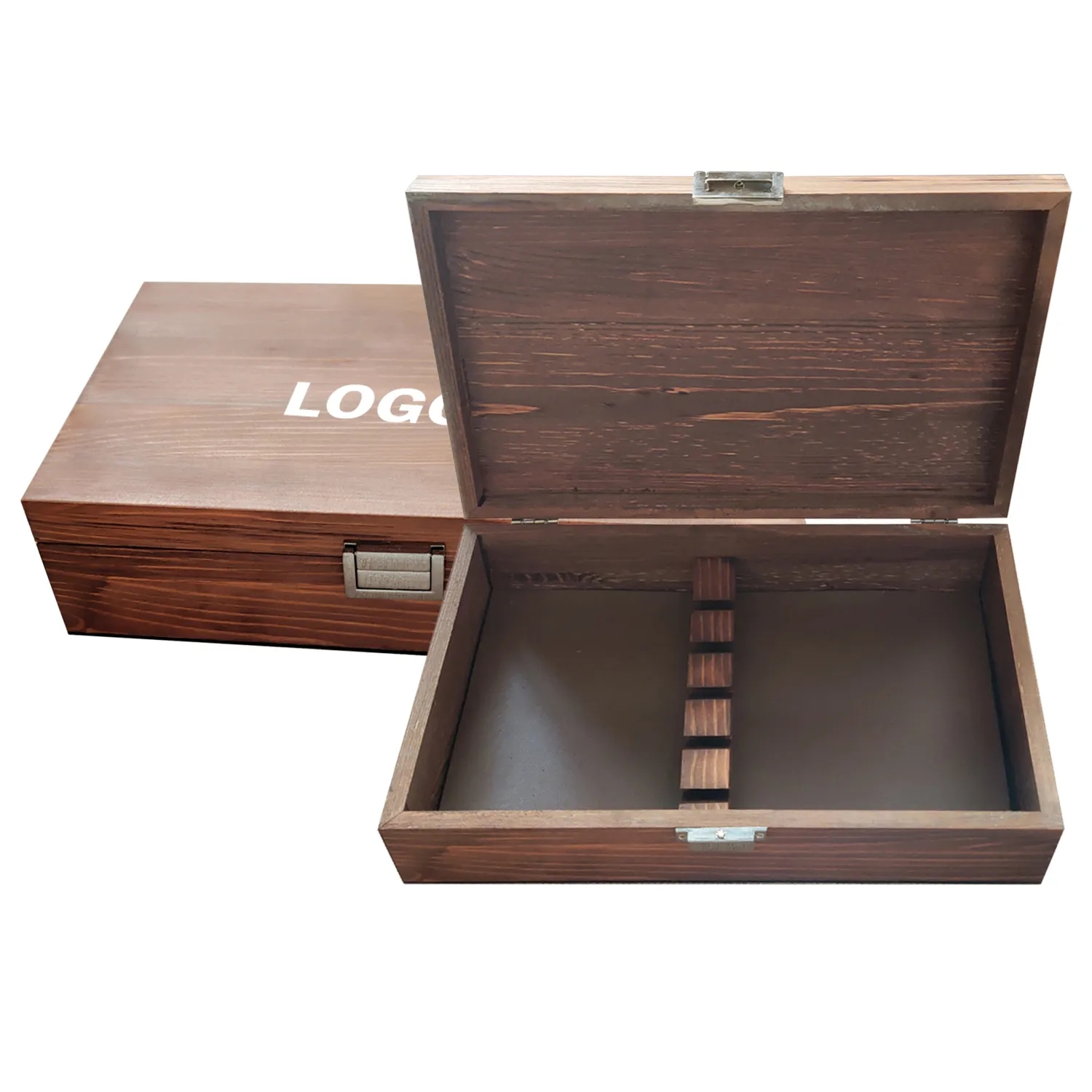 Wood Storage Box For Steak Knifes 2