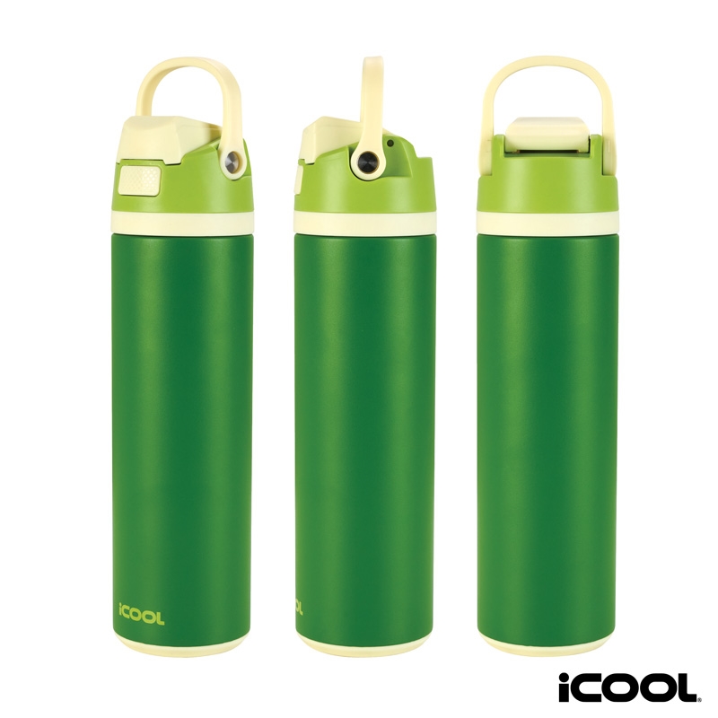 iCOOL® Manitou 24 oz. Double Wall, Recycled Stainless Steel Water Bottle 67