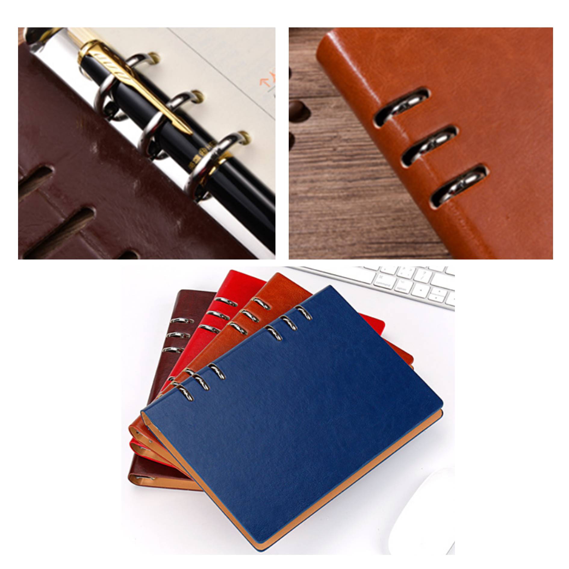 Business Set Refillable Notebook With Pen 5