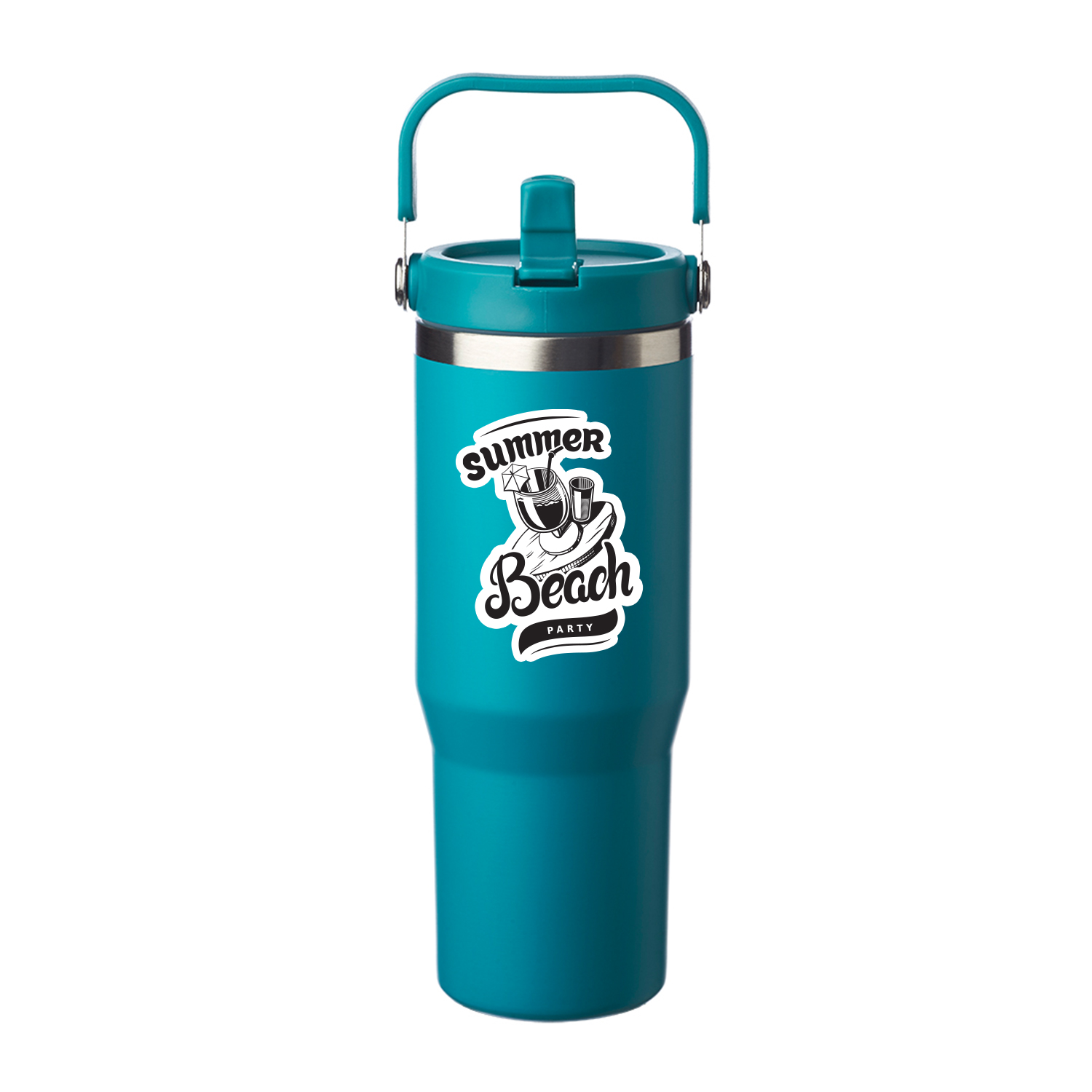 30 oz. Travel Trekker Travel Mug (2 Color Imprint) 6