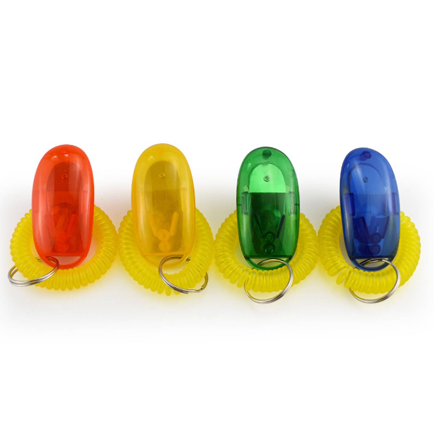 Adjustable Dog Pet Training Clickers Sound Keychain 9