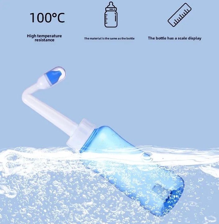 Bulk Custom Neti Pot Nasal Wash Bottle 300ML OEM Private Label Supplier 3