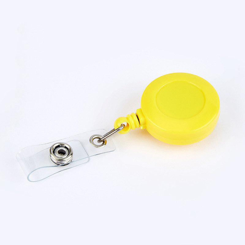 Round Retractable Badge Holder 4