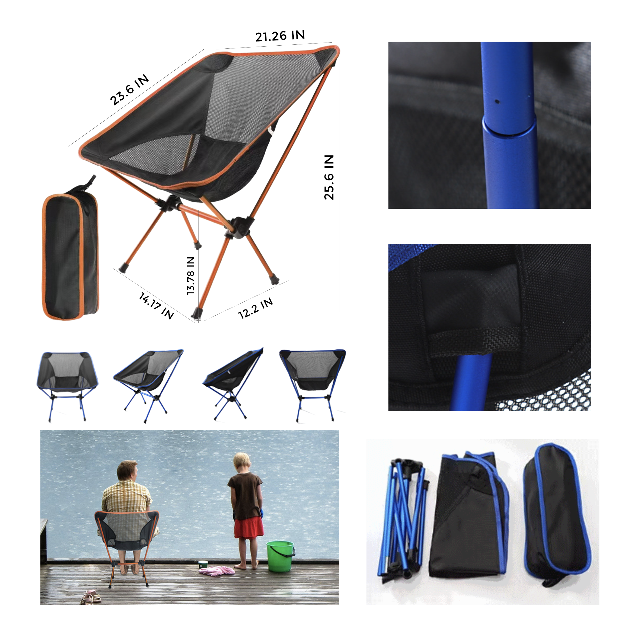 MOQ 10 PCS Sturdy Outdoor Folding Chair 2