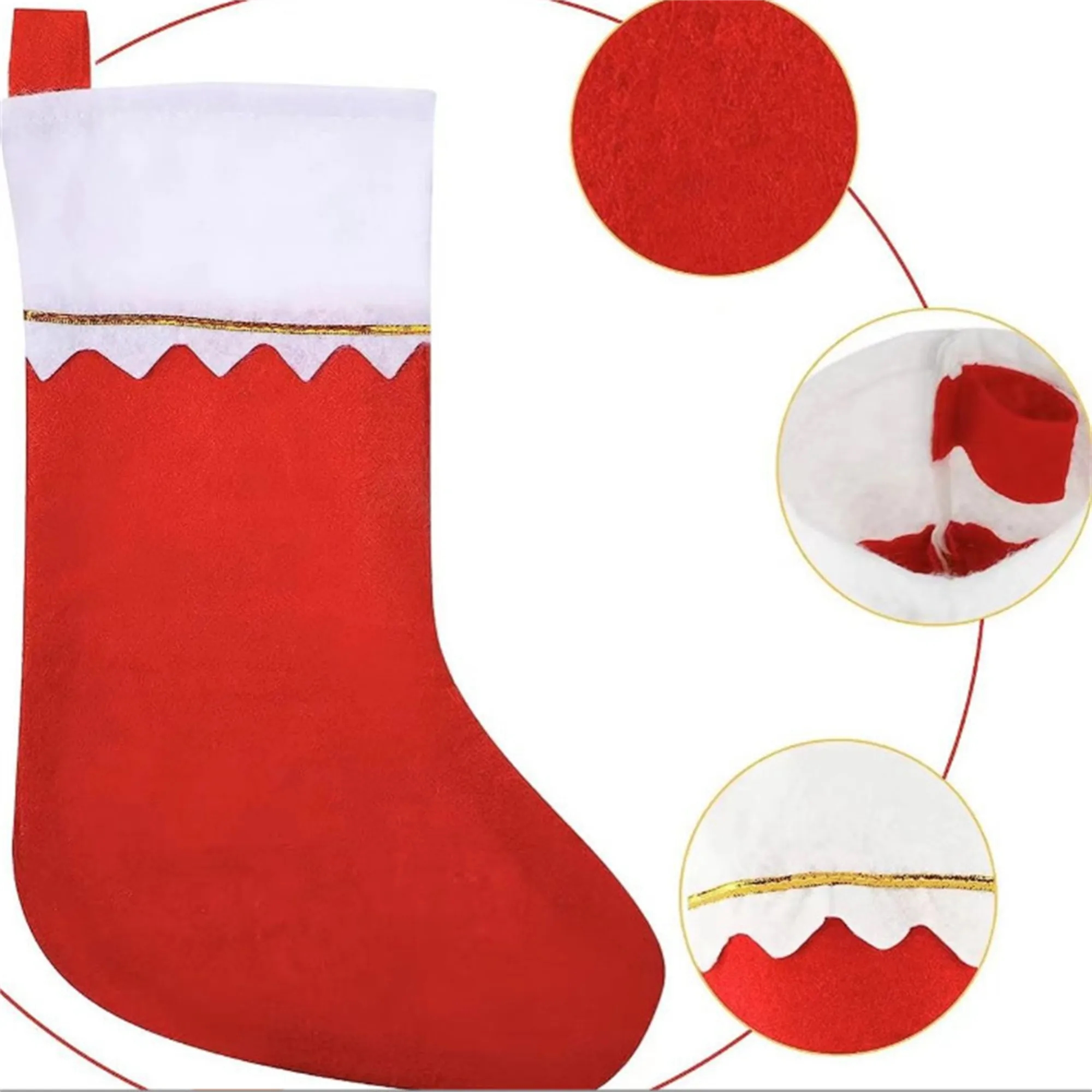 Christmas Stocking Santa Claus Gift Bag 3