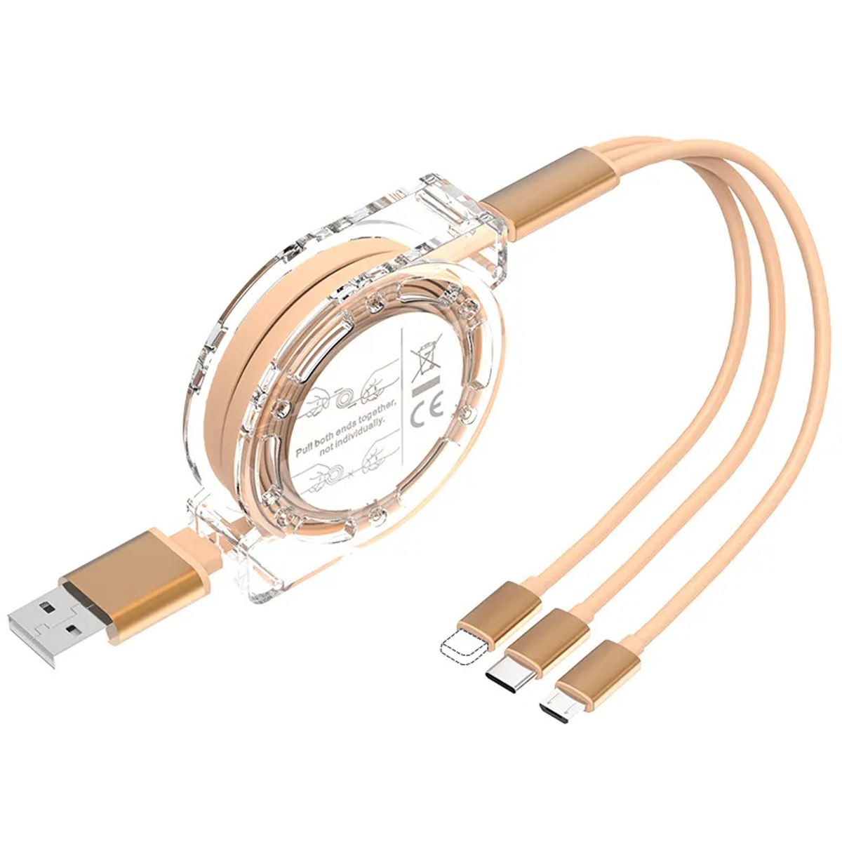 Durable 3 in 1 USB Charging Cable For Daily Carry 3