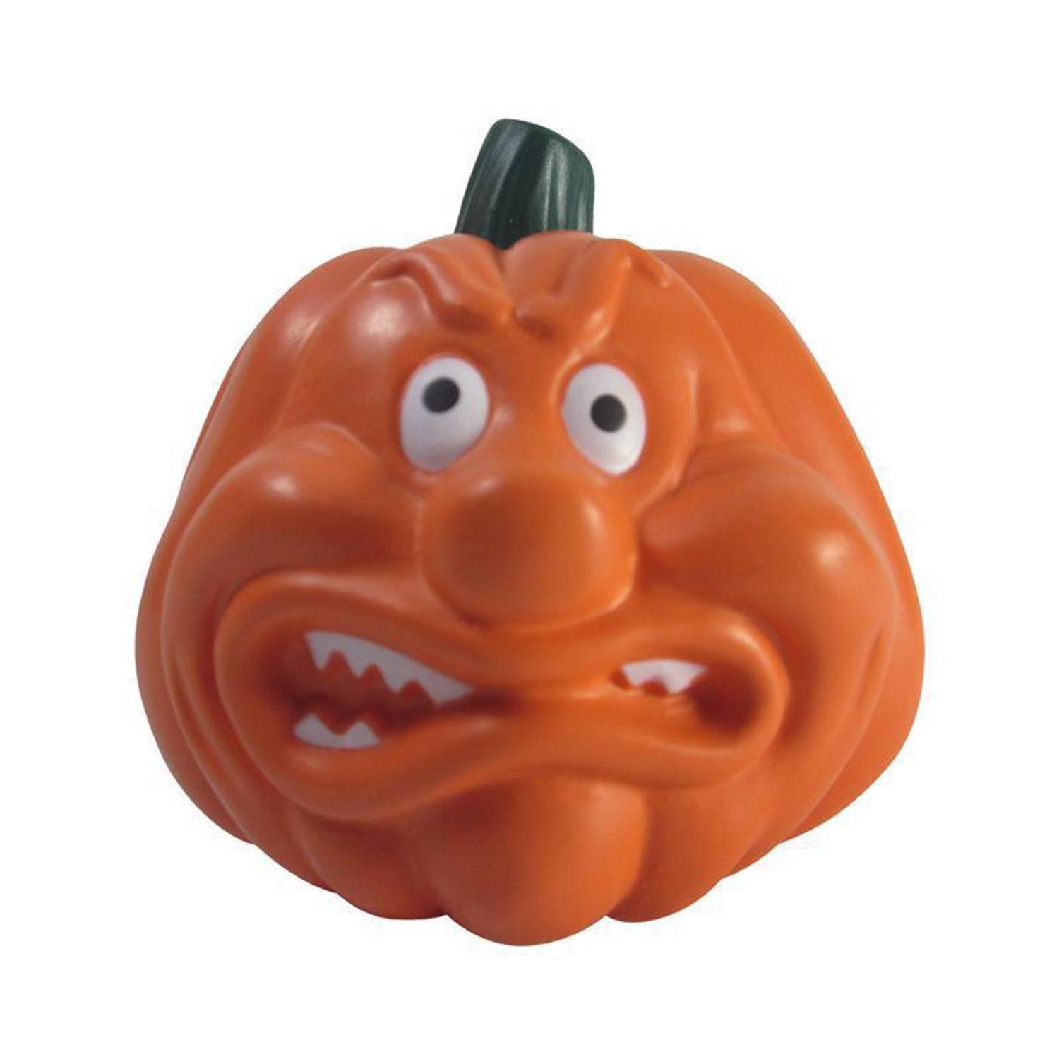 High Rebound PU Foam Angry Pumpkin Stress Reliever 6