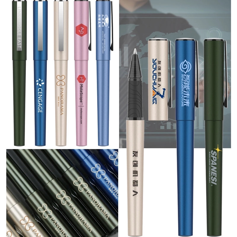 Custom ABS Materials Metallic Paint Ballpoint Pen 7