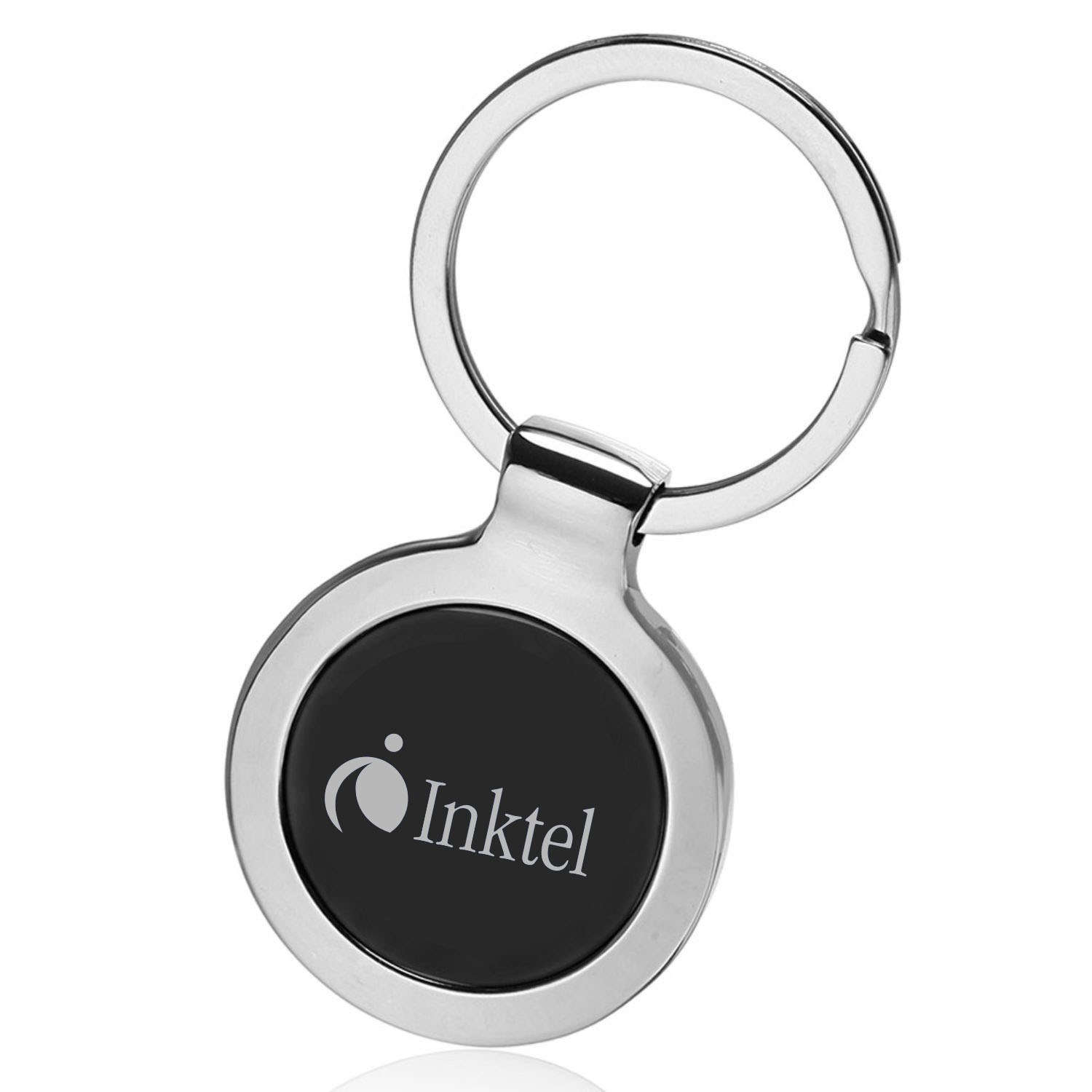 Round Keychains in Two Tone 1