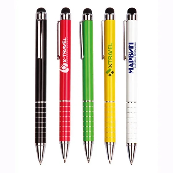 Aluminum Ballpoint Pen with Stylus 1