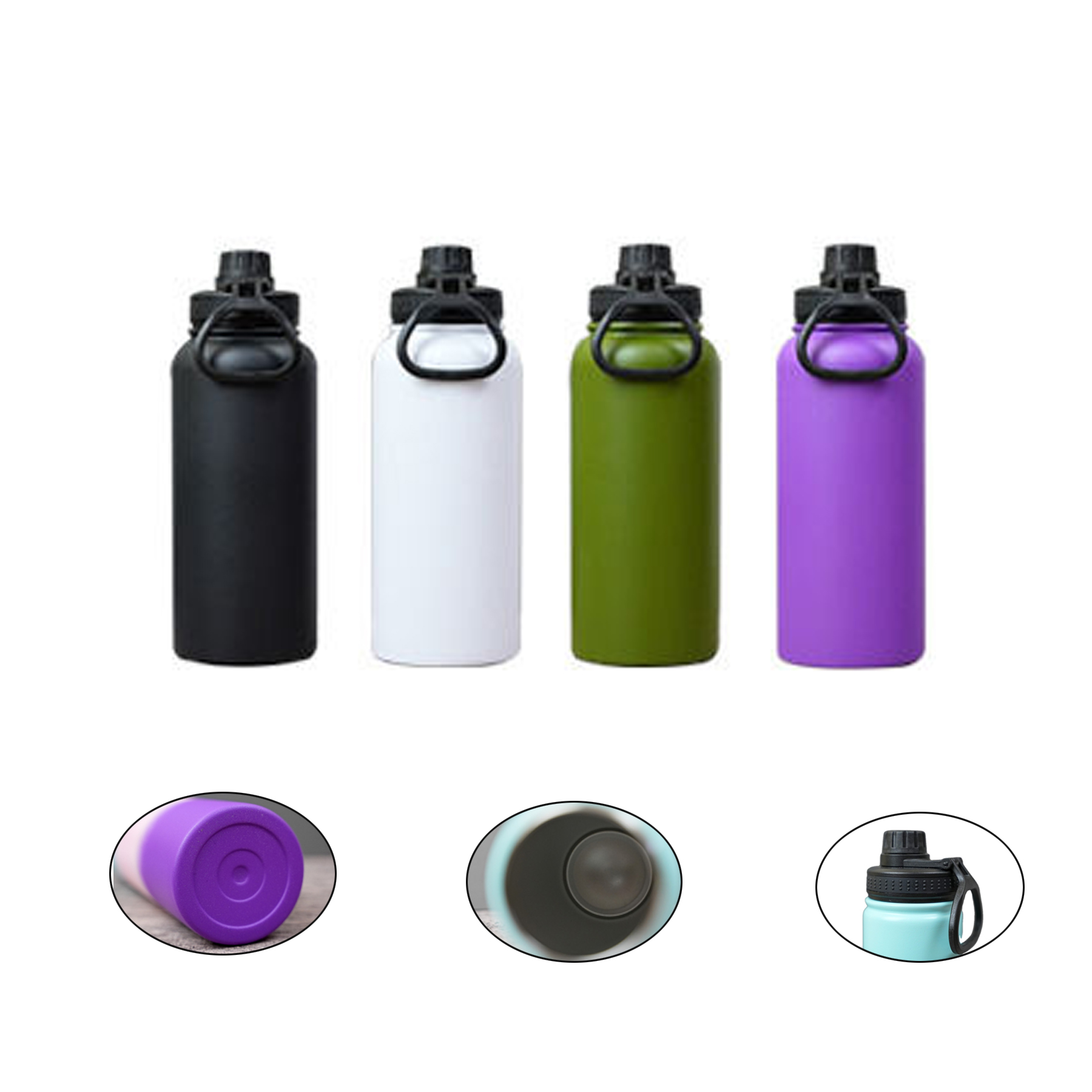 22oz Sports Bottle, custom water bottle with logo imprint 5