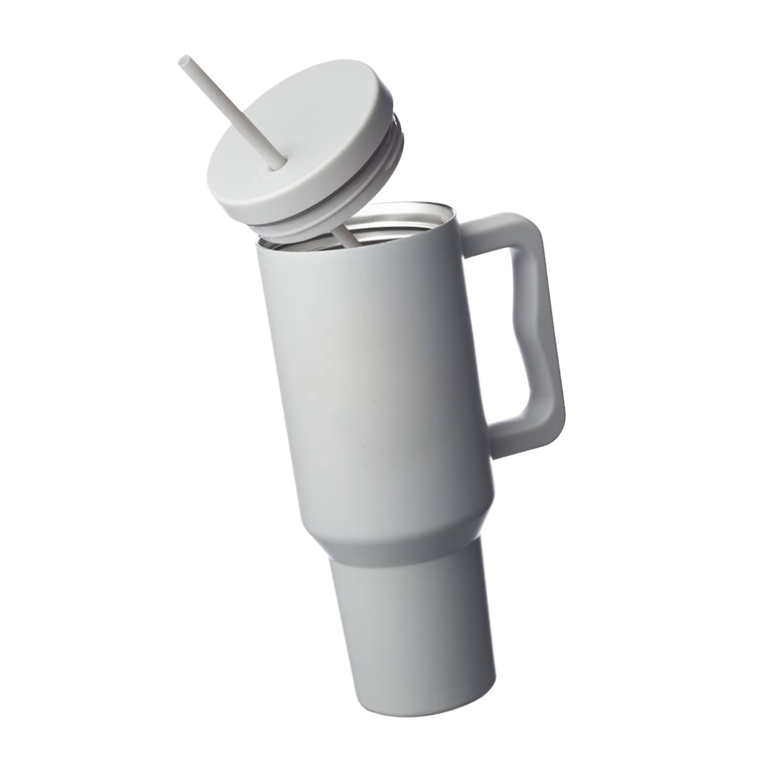 Stainless Steel Tumbler with Handle and Straw, 40 oz. 7