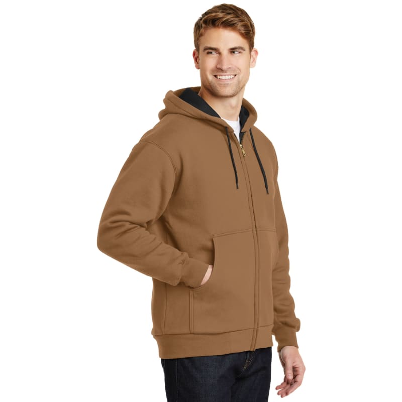 CornerStone - Heavyweight Full-Zip Hooded Sweatshirt With Thermal Lining. 12