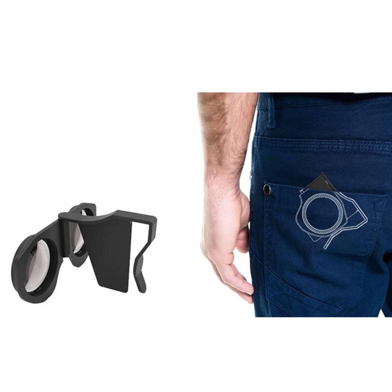 Mini Foldable 3D Glasses Virtual Reality 3