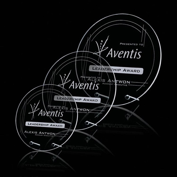 engraving circle crystal awards 3