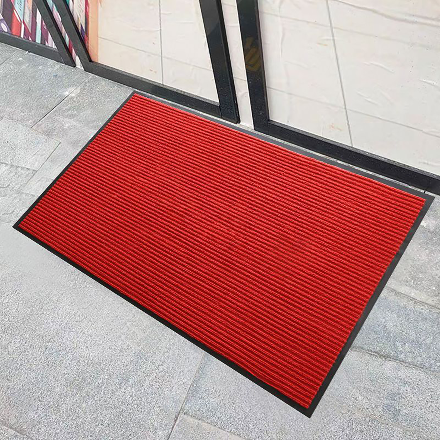 Absorbent Anti Slip Entrance Striped Floor Mat 4