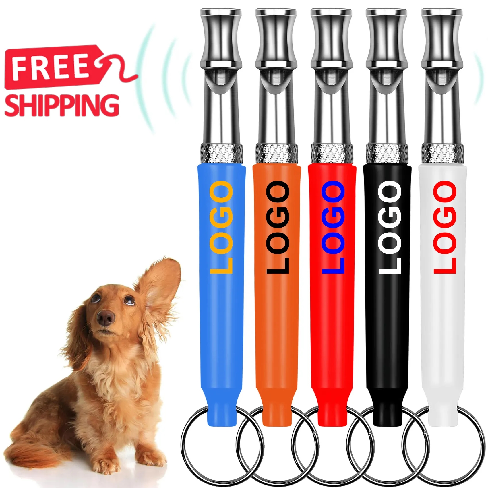 Ultrasonic Dog Training Whistle with Lanyard 2