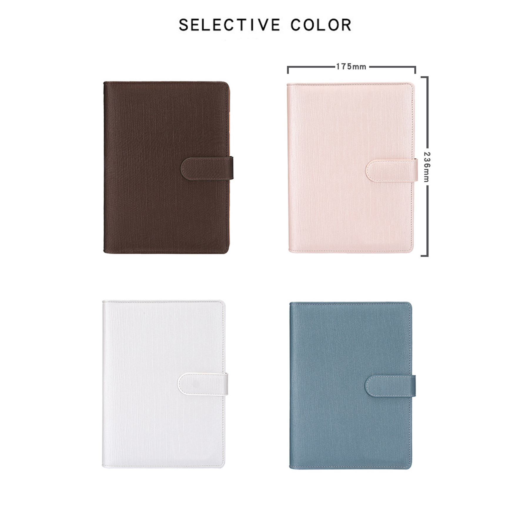 Leather Portfolio Folder Notepad 3