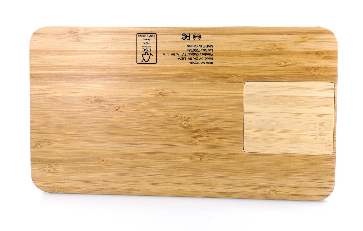 Bamboo 10W Wireless Charging Base with Dry Erase Board 82