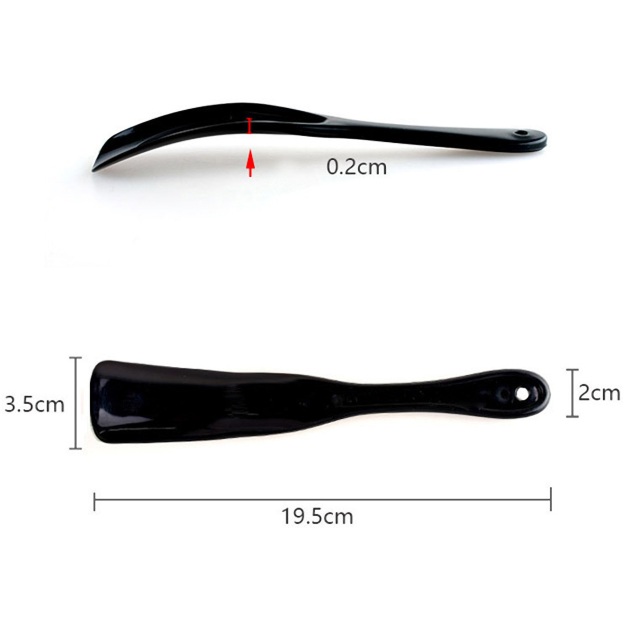 Plastic Travel Sized Shoehorn 2
