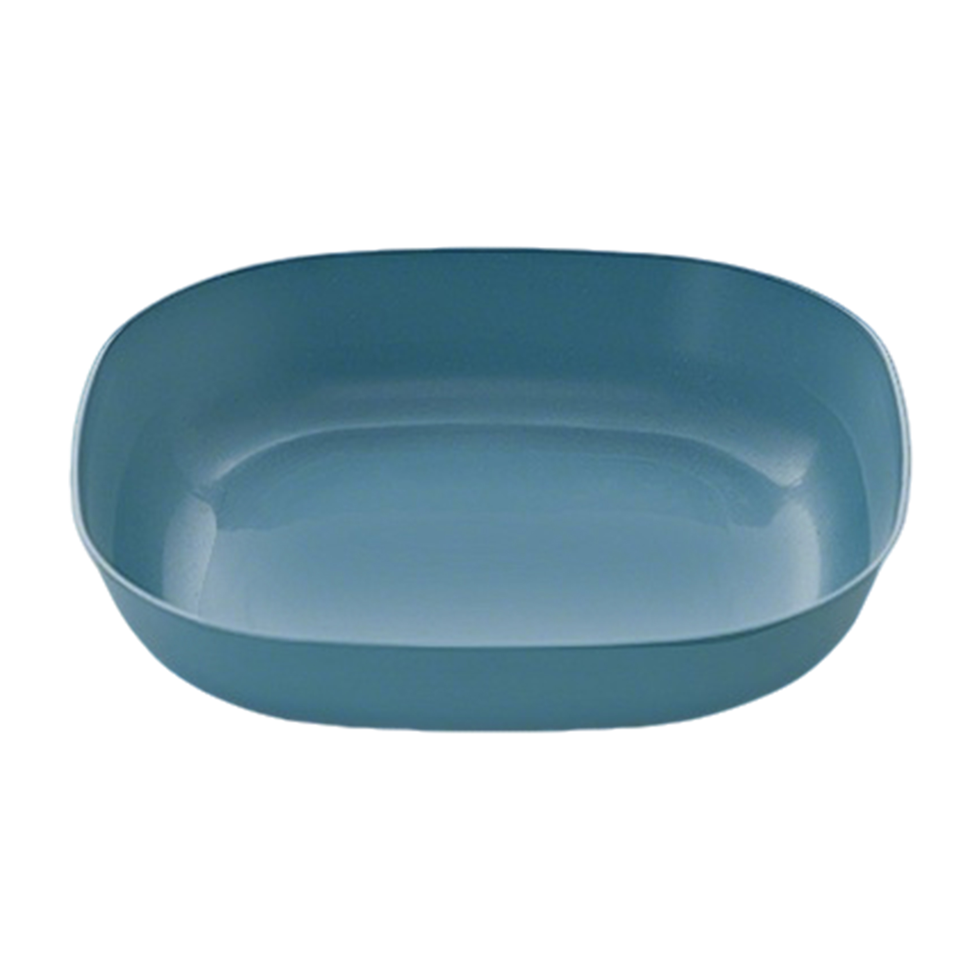 Wheat Fiber Dessert Plate 6" Round Edge Space Saving 2