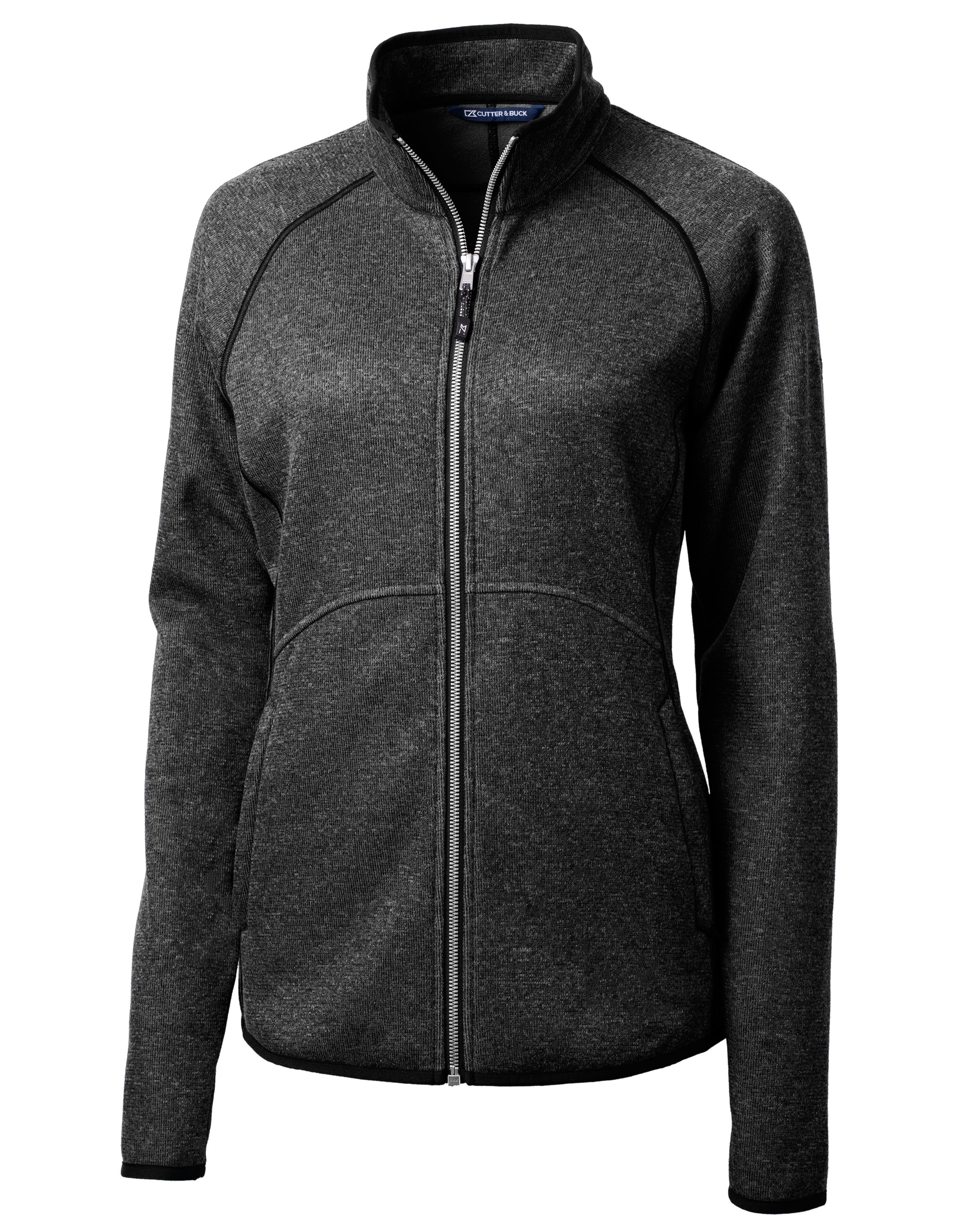 Cutter & Buck Mainsail Sweater-Knit Womens Full Zip Jacket 32