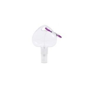 30ml Heart Spray Dispenser Bottle With Carabiner 25