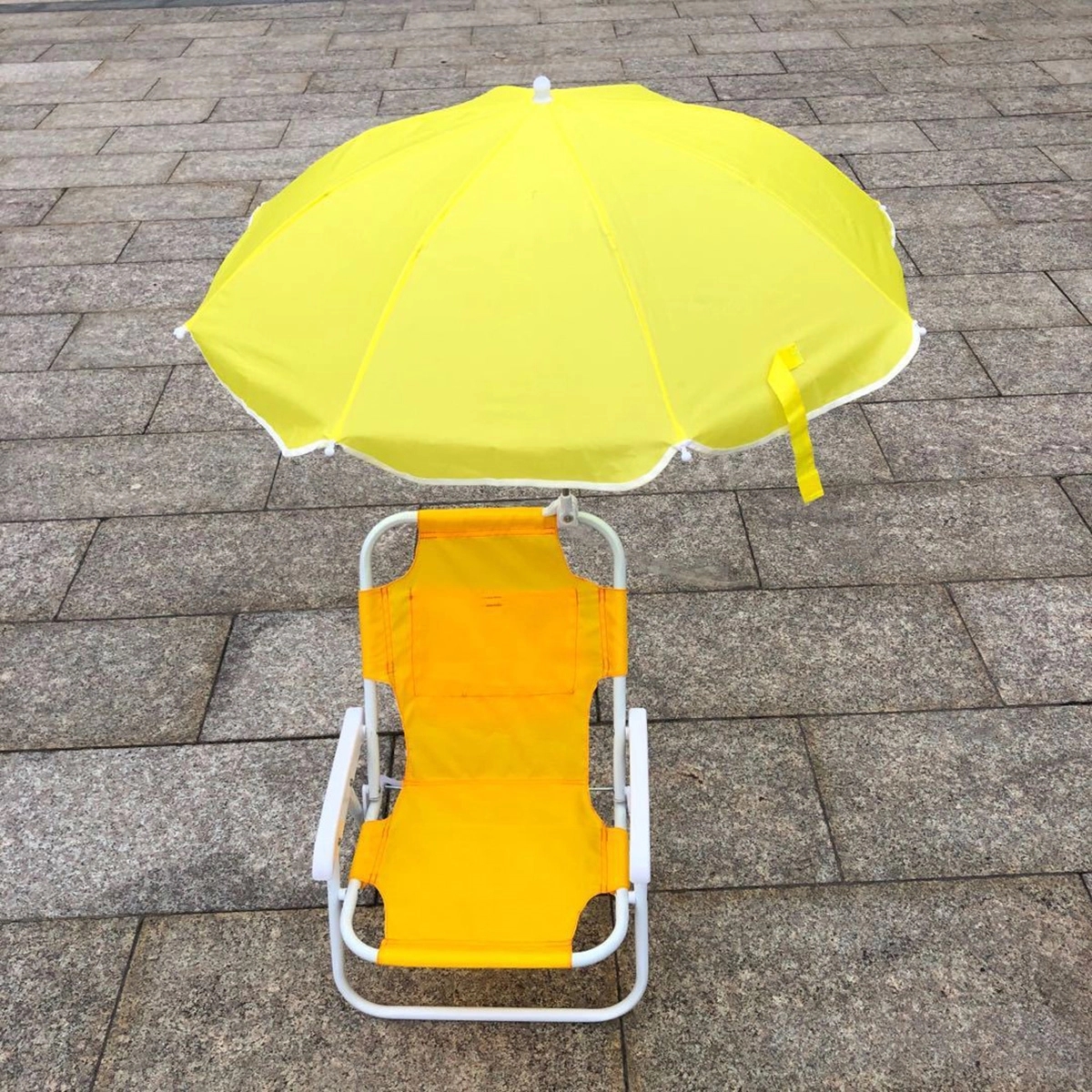 Outdoor Children Folding Beach Chair with Parasol 6