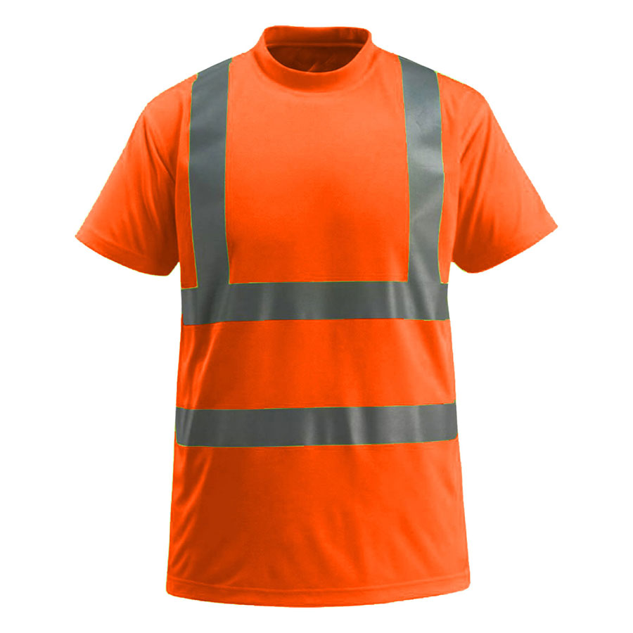VISIPRO Short Sleeve Reflective Safety T-Shirt with Bands & 8