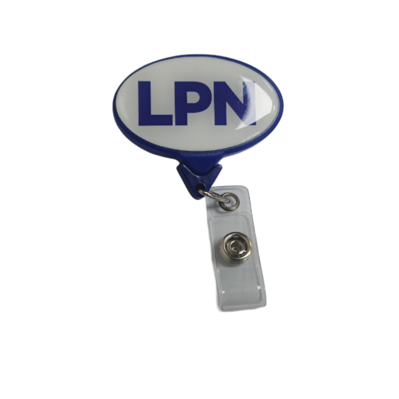 Oval Badge Reel w/Lanyard Attachment 5