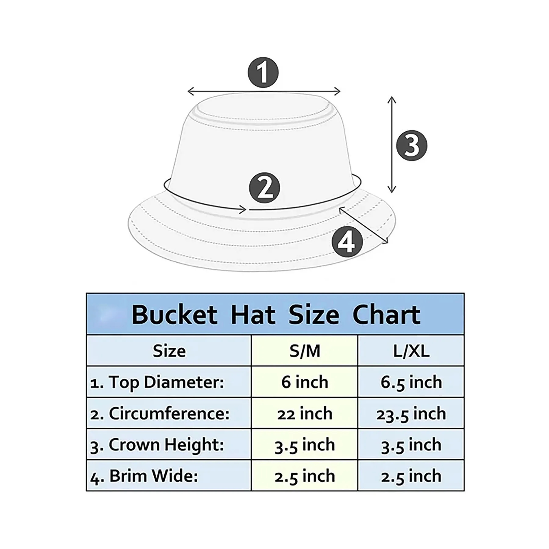 Unisex Packable Bucket Hat 2