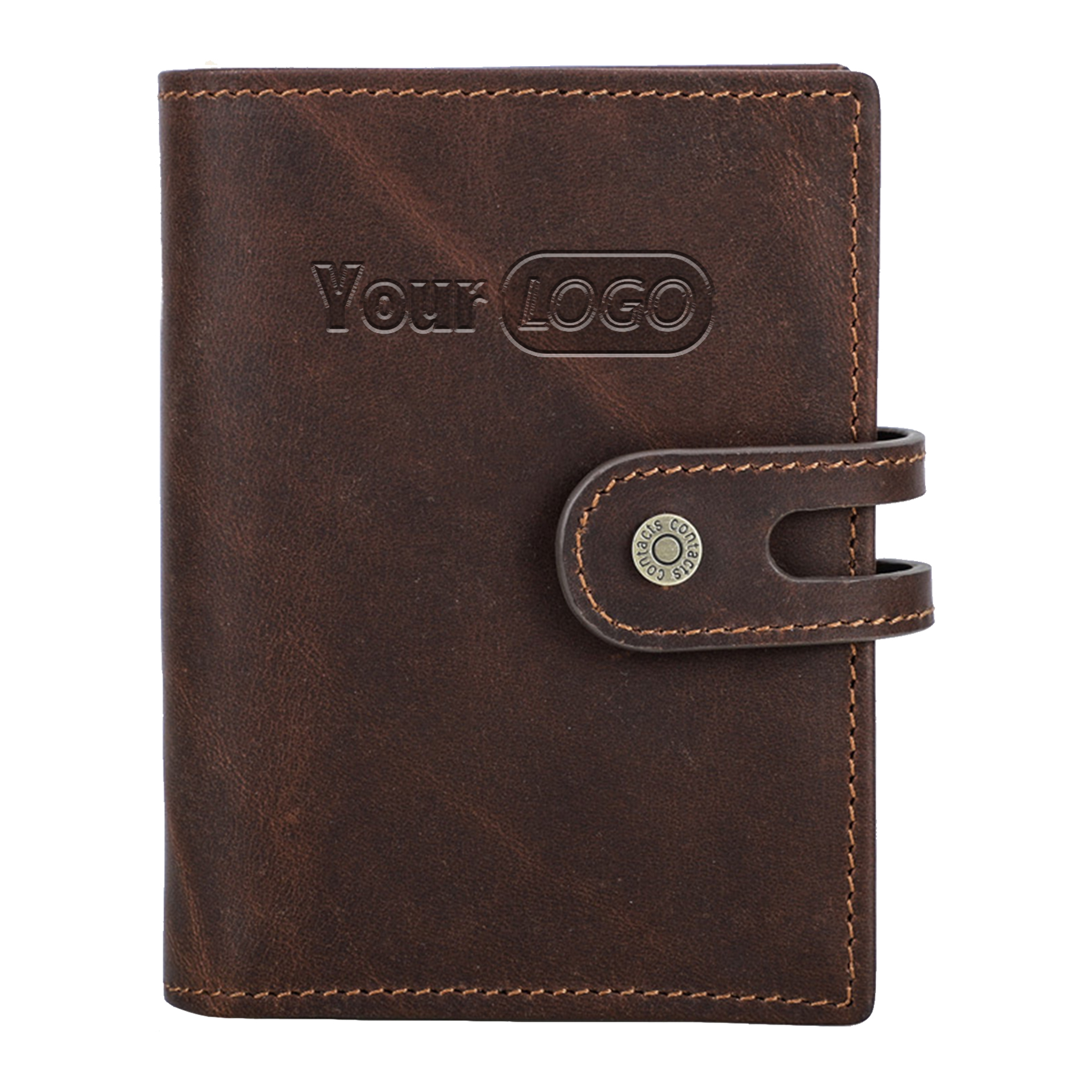 Leather RFID Automatic Anti theft Wallet Men Coffee 2