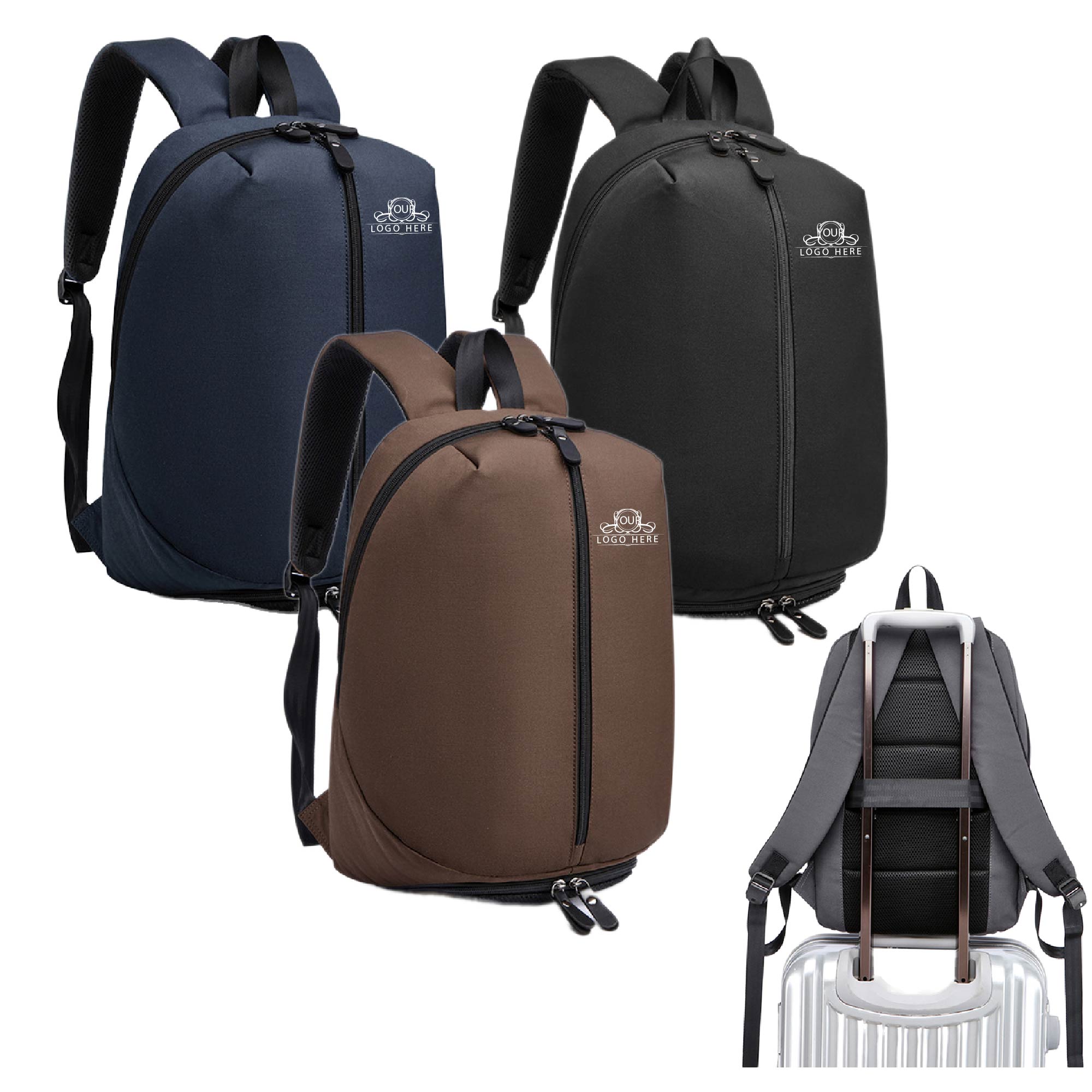 Vertical Square Fitness Casual Out Luggage Backpack 1