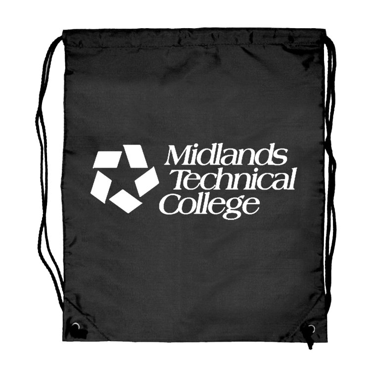 14-1/2"W x 17-1/2" H - 210D Polyester Drawstring Cinch Pack Backpack 9