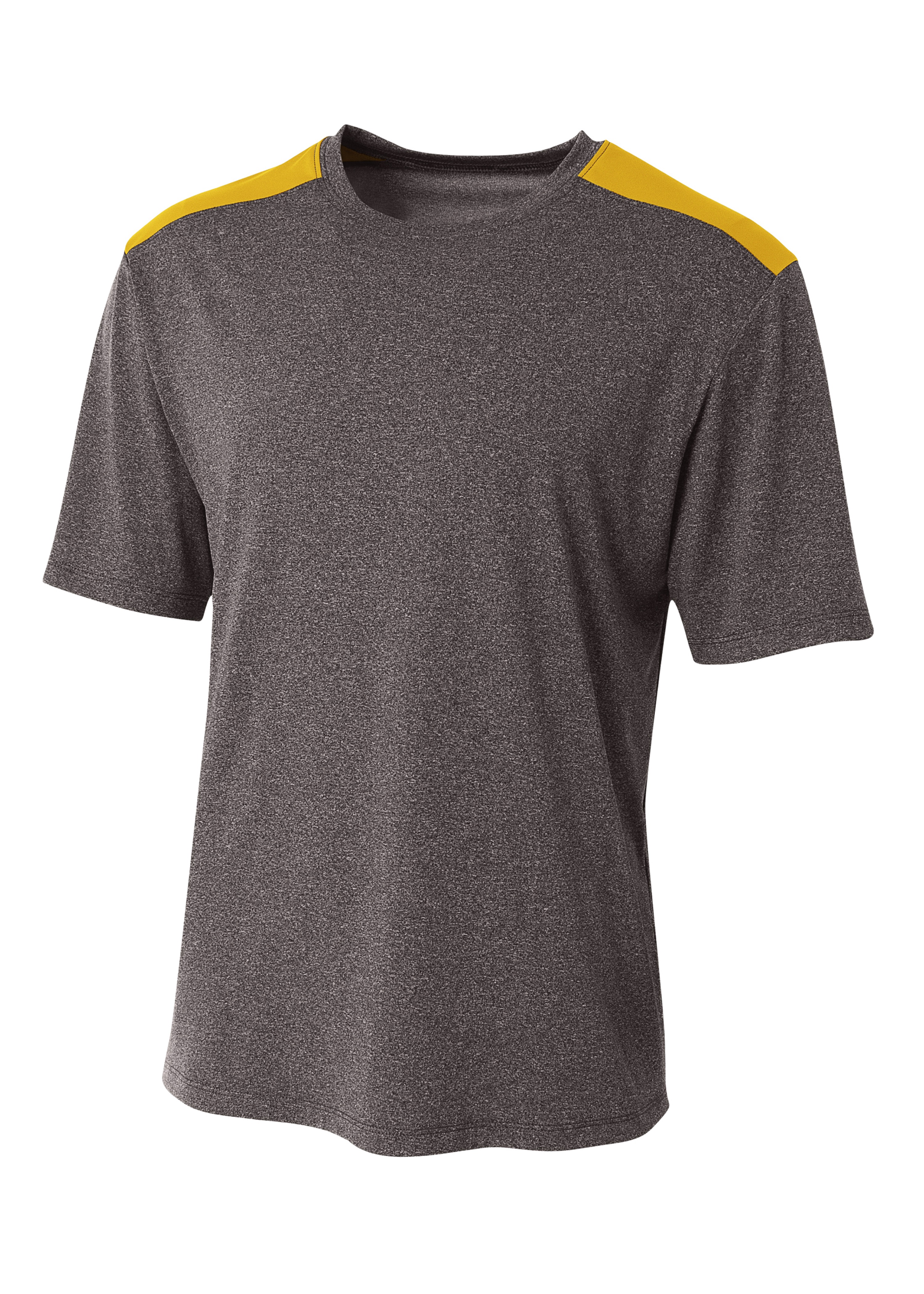 A4 Tourney Heather Short Sleeve Color Block 11
