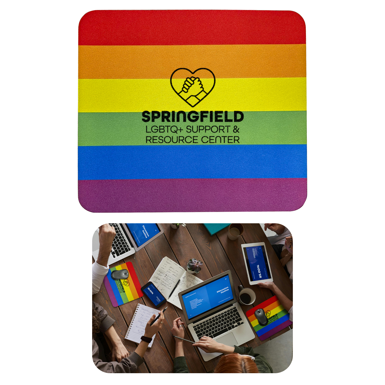 Rainbow Mousepad 1