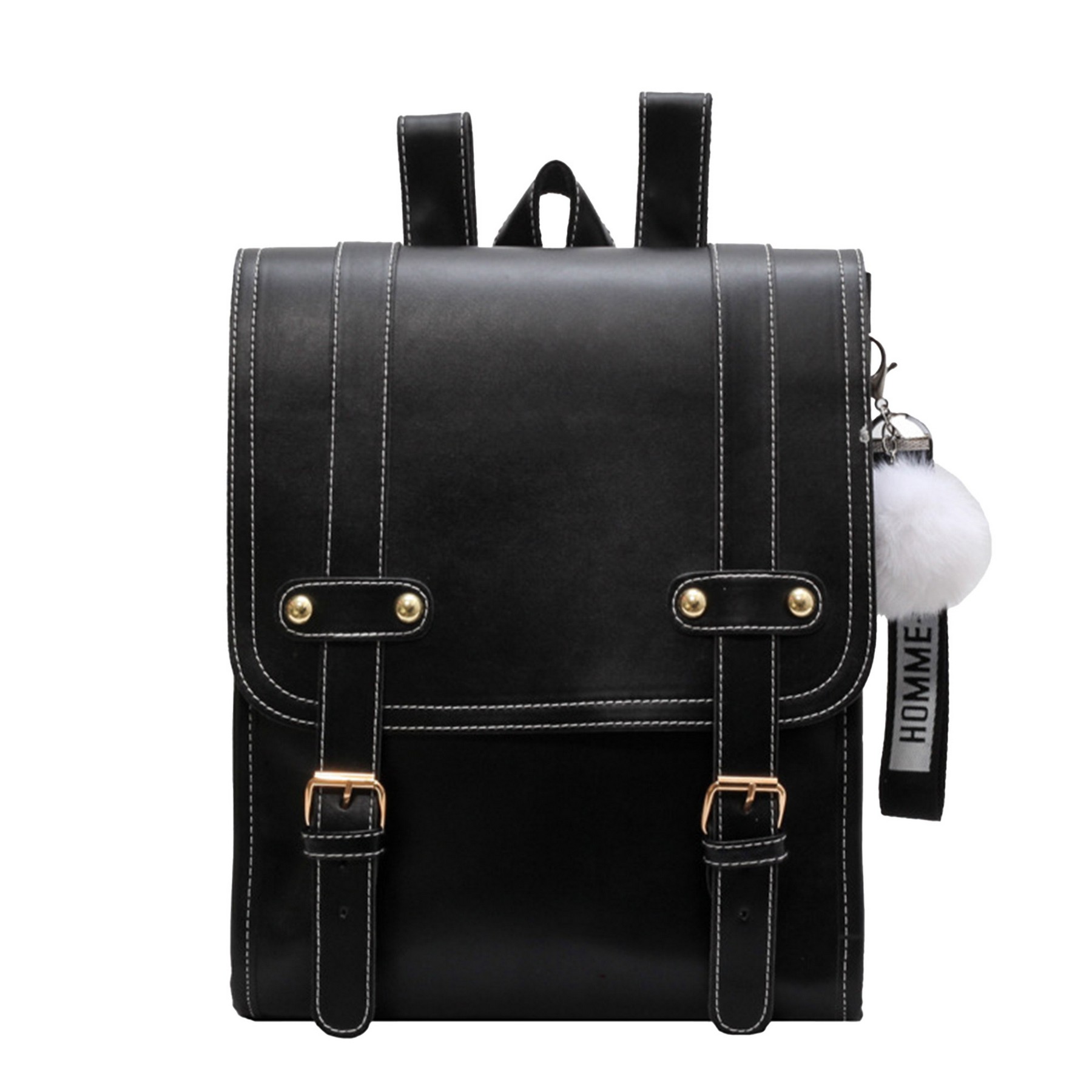 Women PU Leather Backpack 4