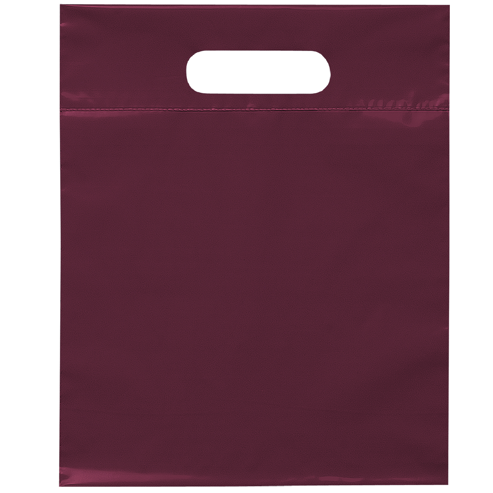 Die Cut Handle Bag - 9 1/2W x 12H - Flexo Ink Print 10