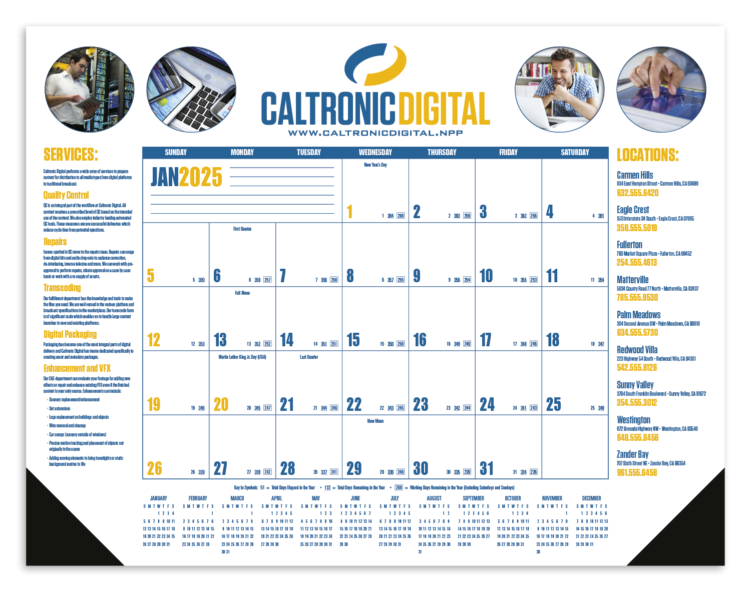 Good Value™ Multi-Color Desk Pad 8