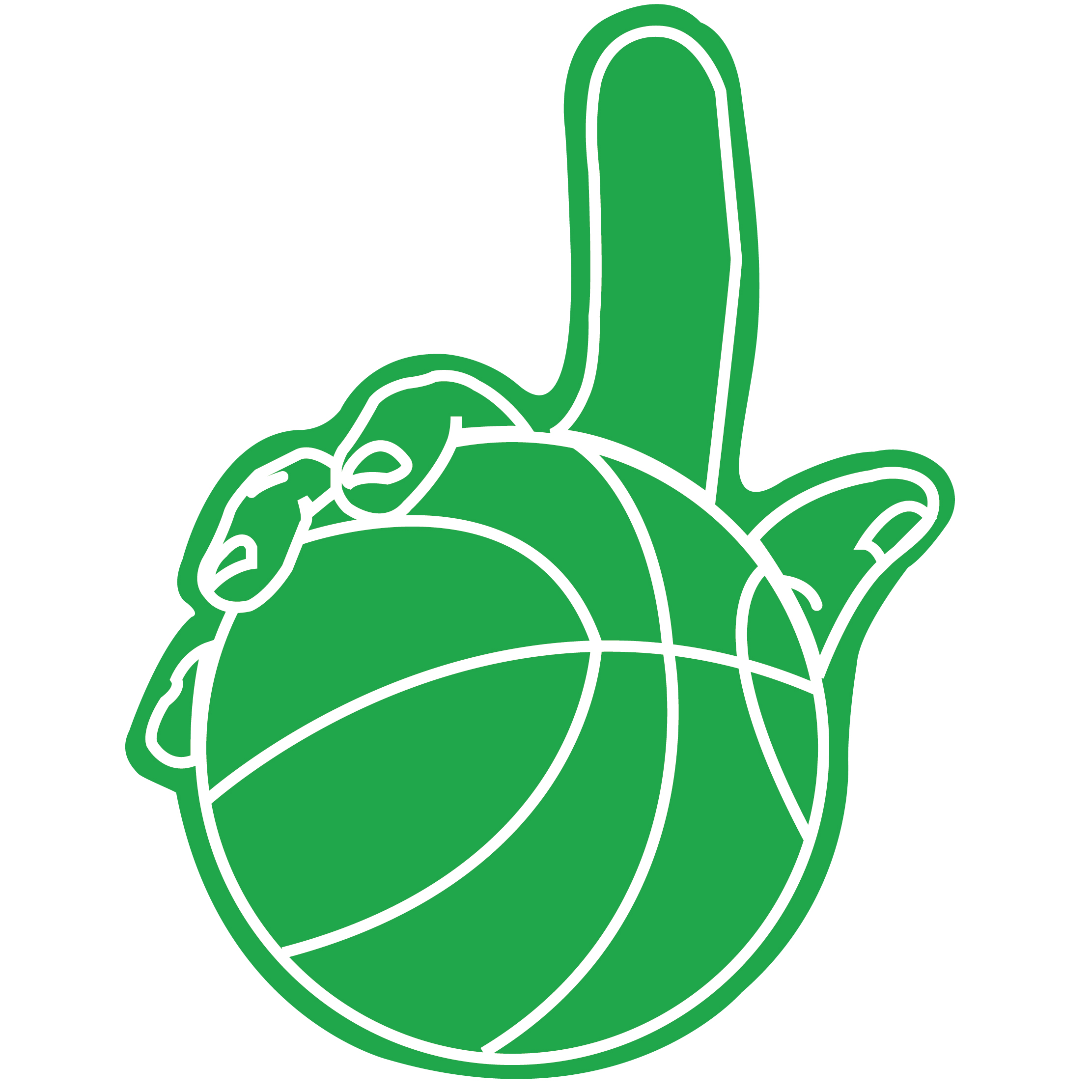 Large Basketball Hand 4