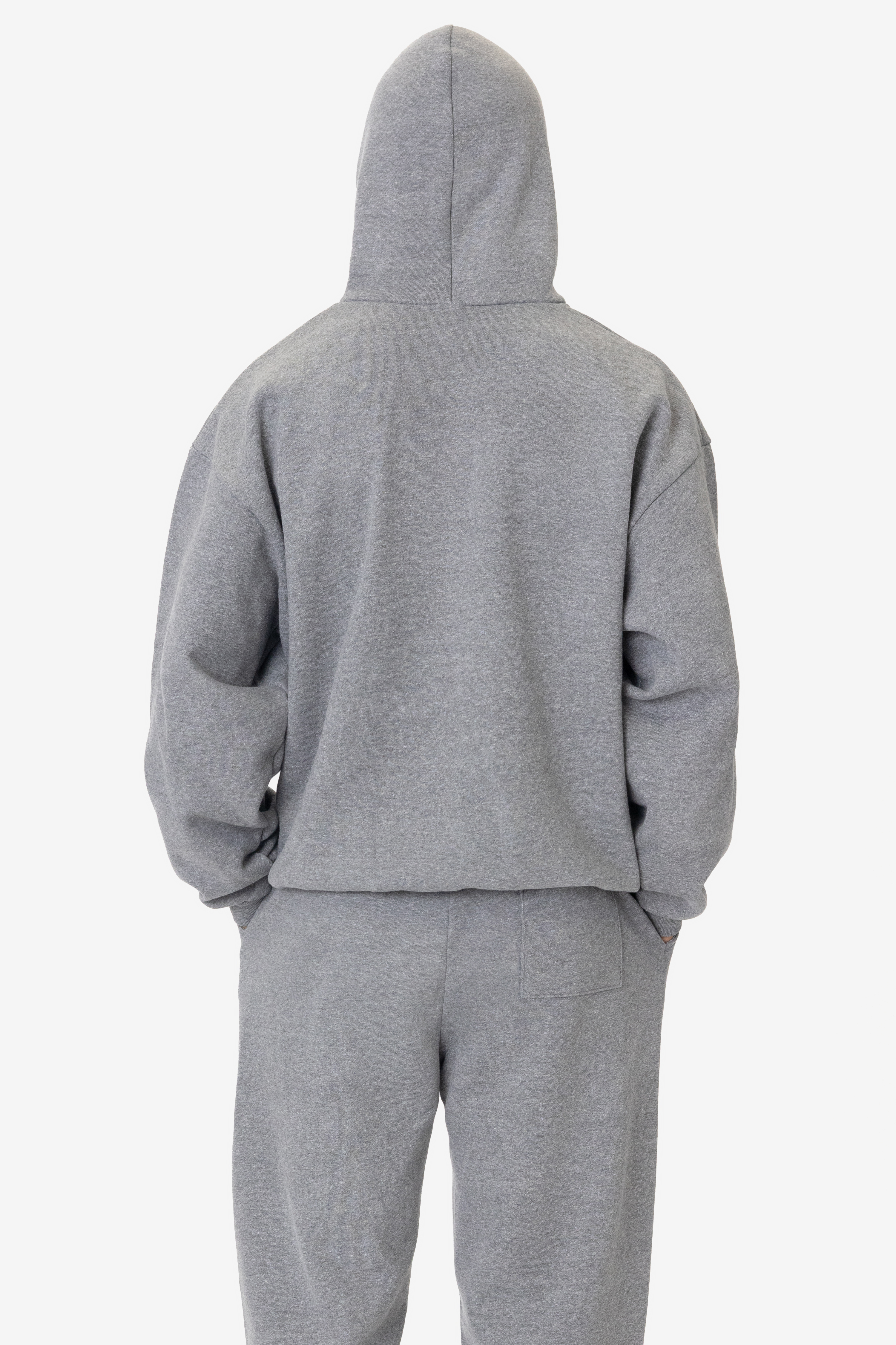 12OZ GABARDINE TRI-BLEND FLEECE NO PKT HOODIE 2
