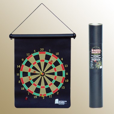 16" Magnetic Double Sided Rolled-Up Dart Game 2