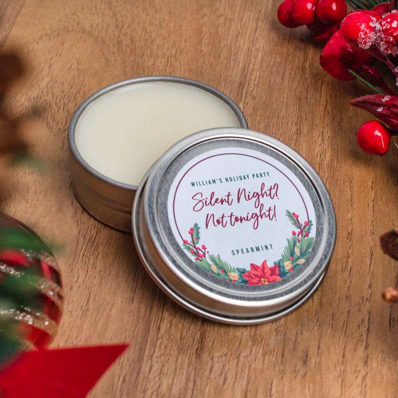 Custom Natural Lip Balm Tins 22