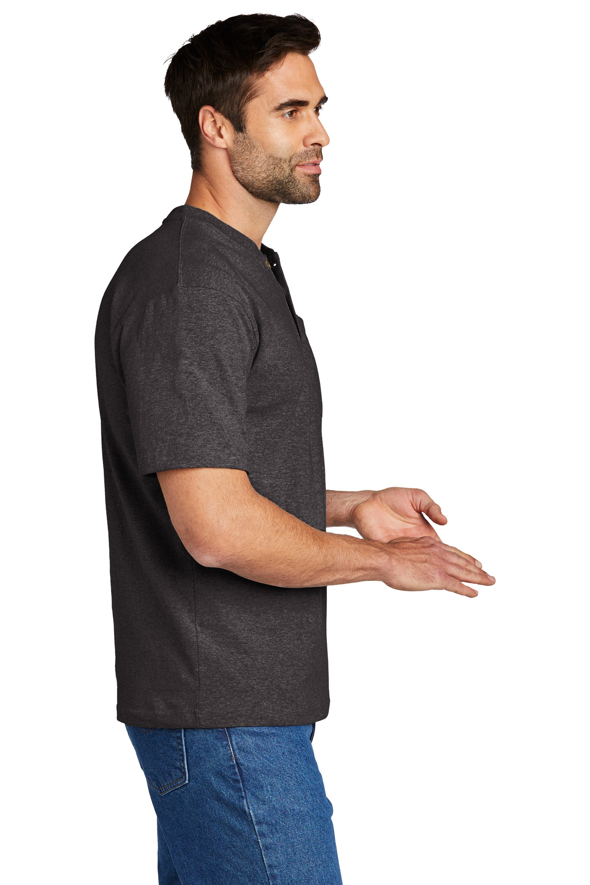 Carhartt Short Sleeve Henley T-Shirt CTK84 46