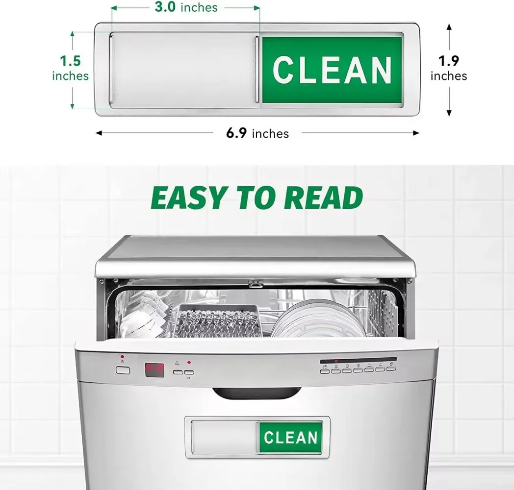 Dishwasher Magnet Clean Dirty Sign 2