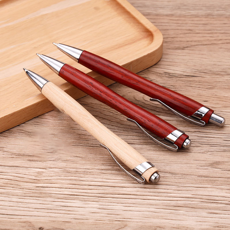 Gourd Shape Sandalwood Ballpoint Pen 4