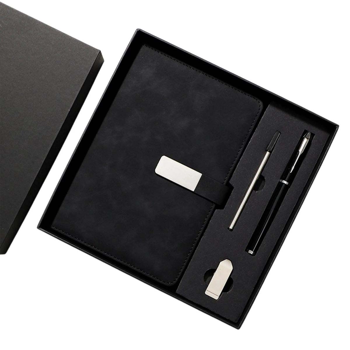 Elegant Notebook Gift Set with Snap Closure 4