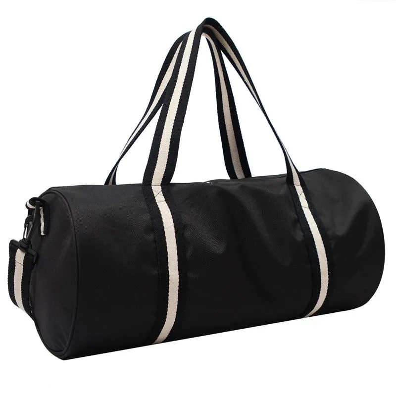 Striped Handle Duffel Bag 7