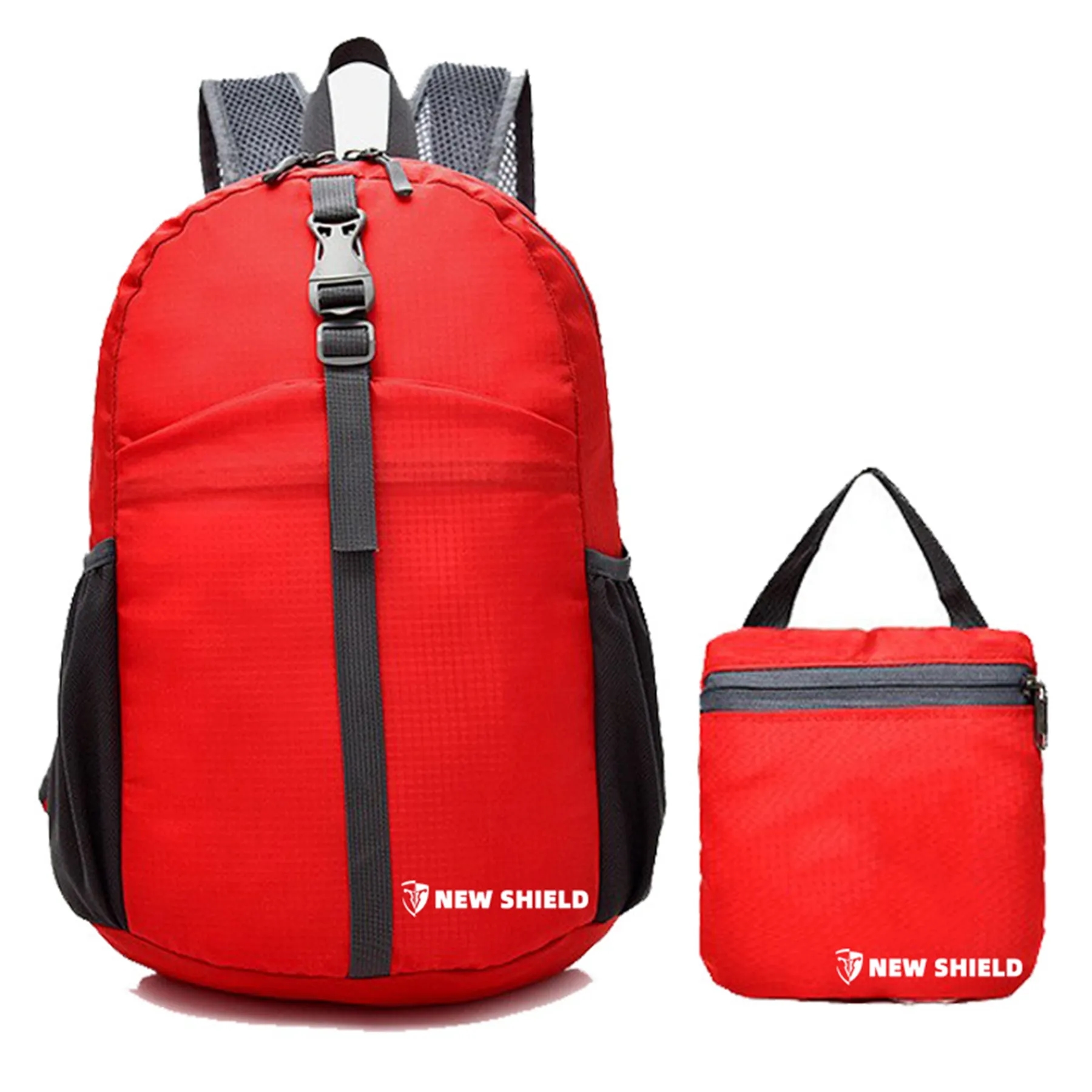 Waterproof Folding Double Shoulder Backpack 4